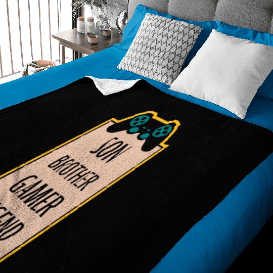 son brother gamer legend Baby Blankets