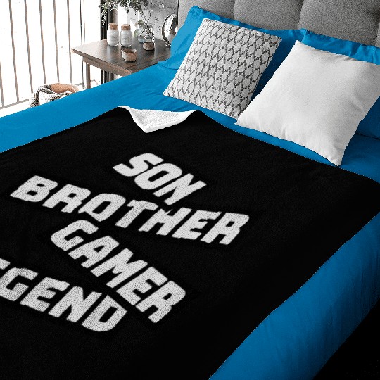 son brother gamer legend Baby Blankets