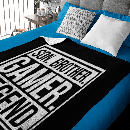son brother gamer legend Baby Blankets