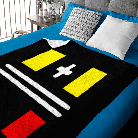 Soccer Yellow Red Card Gift for Soccer Referee Baby Blankets