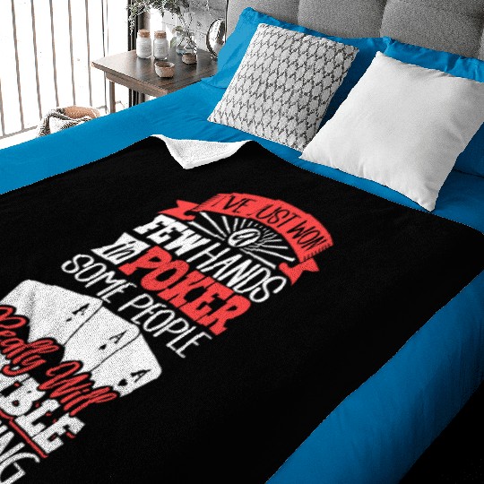 Poker Casino Poker Player Gambling Roulette Gift Baby Blankets