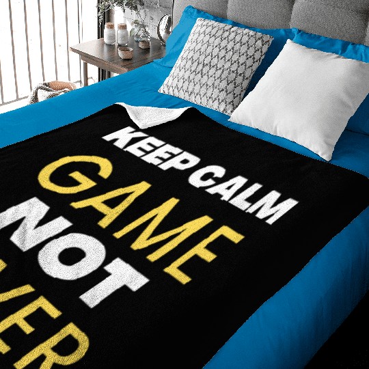 KEEP CALM, Game not over Baby Blankets, Baby Blankets.