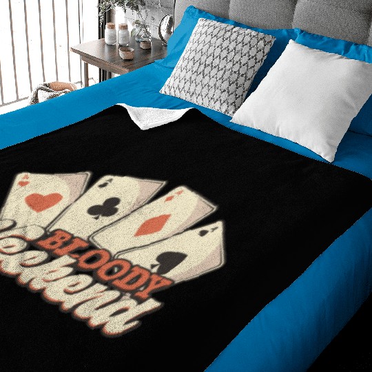 Poker Casino Poker Player Gambling Roulette Baby Blankets