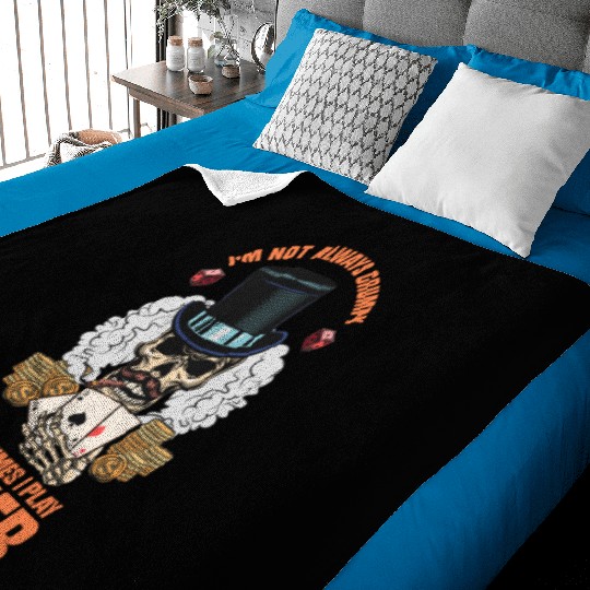 Poker Casino Poker Player Gambling Roulette Baby Blankets