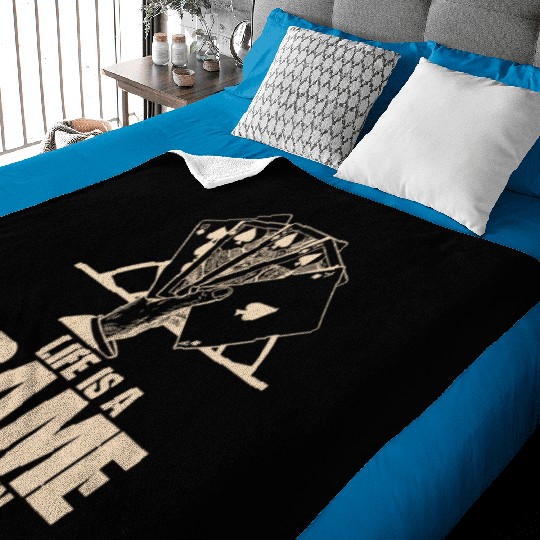 Poker Casino Poker Player Gambling Roulette Baby Blankets