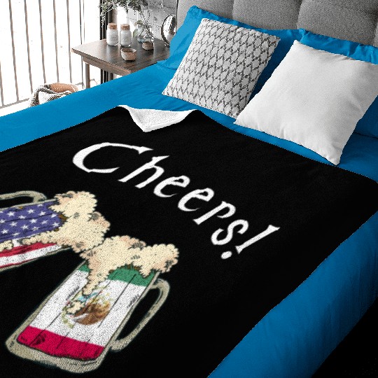 Mexican American Grown Country Cheers Beer Drink Baby Blankets