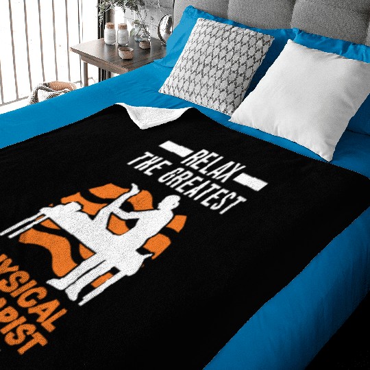 Greatest Physical Therapist Physio Physiotherapist Baby Blankets