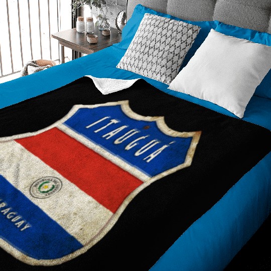 Itauguá Paraguay coat of arms flag design Baby Blankets