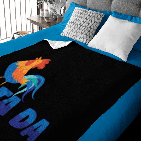 Chicken Farmer Gift Funny Chickens Country Farm Baby Blankets