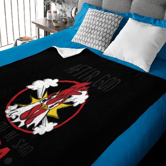 Chicken Farmer Gift Funny Chickens Country Farm Baby Blankets