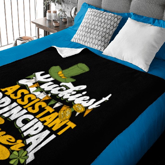 Assistant Principal Back School Teacher Principal Baby Blankets