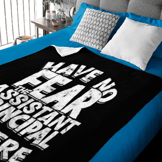 Assistant Principal Back School Teacher Principal Baby Blankets