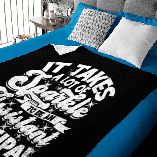 Assistant Principal Back School Teacher Principal Baby Blankets