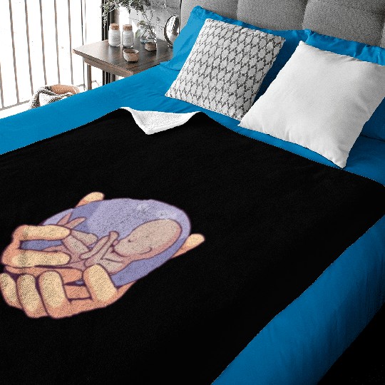 Anti Abortion Pro Life Choice Stop Unborn Lives Baby Blankets