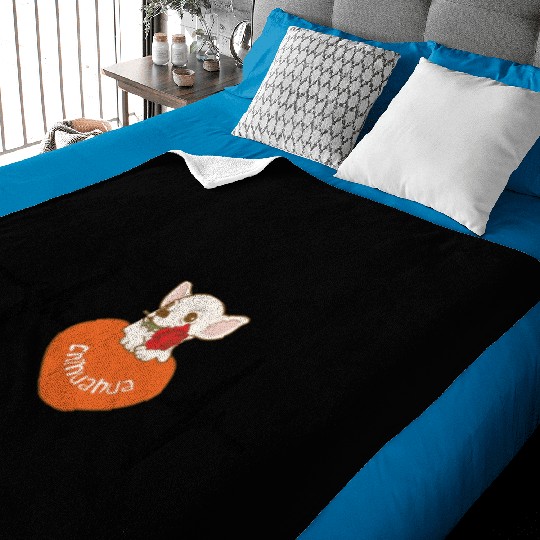 Heart Beat Chihuahua, when give the rose to belove Baby Blankets