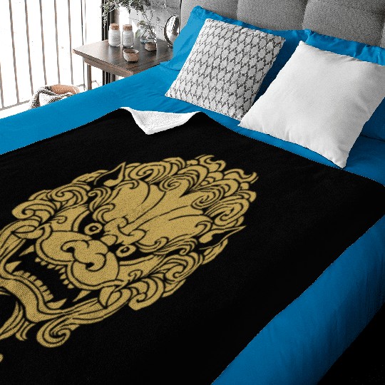 Asiatic lion Baby Blankets
