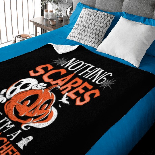 Nothing Scares Me I'm A Math Teacher Halloween Baby Blankets
