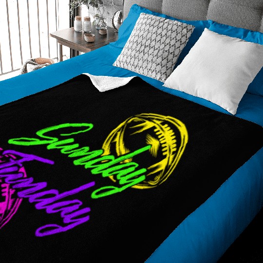 Football Baby Blankets, Sunday Fun Day Football Game Day