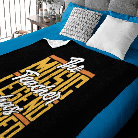 Music Teacher Retired Baby Blankets