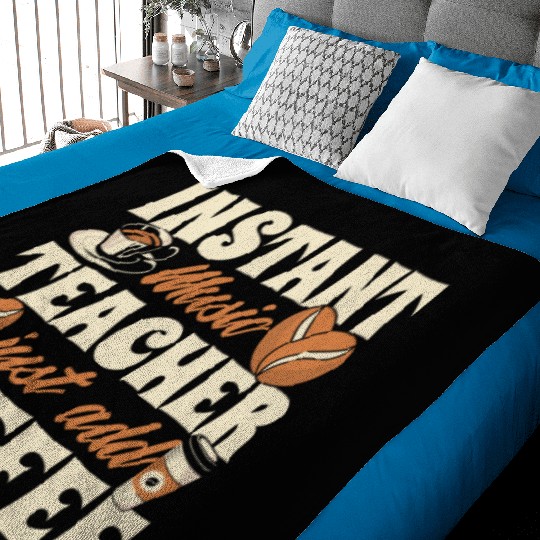 Music Teacher Coffee Baby Blankets