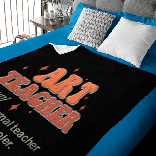 Art Teacher Baby Blankets