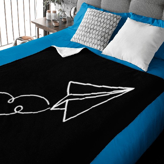 kite design for pilots and flying lovers Baby Blankets