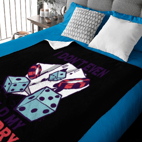 Poker Casino Poker Player Gambling Roulette Gift Baby Blankets