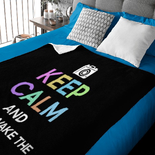 Keep Calm And Don't Wake The Baby - Newborn Baby Blankets