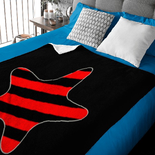 CUTE STARFISH NEON Baby Blankets