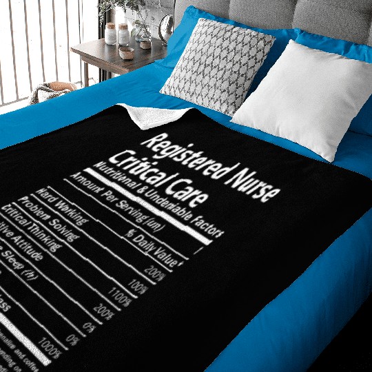 Registered Nurse Critical Care Baby Blankets - Nutrition