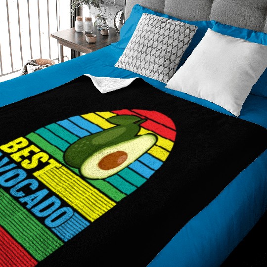 Best Avocado Dad Ever Baby Blankets