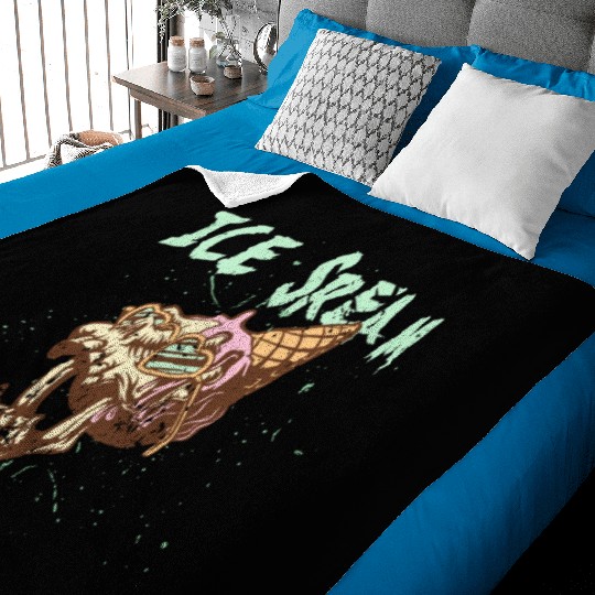 Ice scream Halloween Baby Blankets