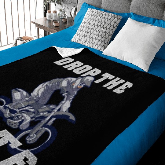 Dirt Bike Dirt Bike Riding Motocross Dirt Biking Baby Blankets