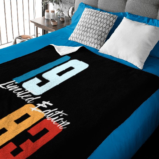 40 Years Vintage 1983 Retro 40th Birthday Baby Blankets