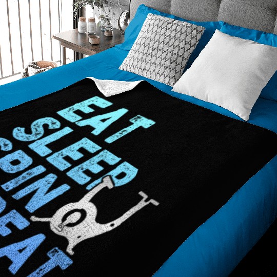 Spin And Indoor Cycling Apparel Baby Blankets