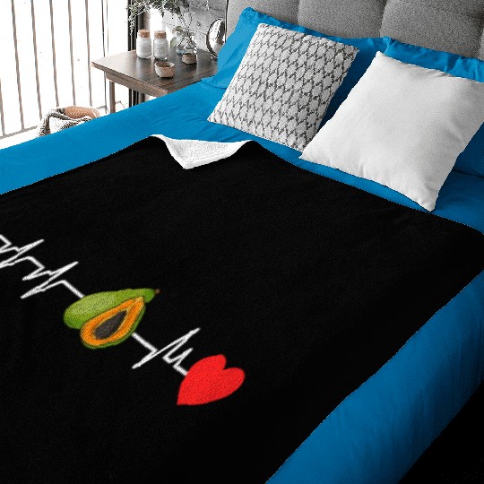 Papaya Heartbeat Baby Blankets