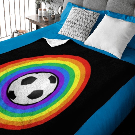 Grant Wahl Pride Baby Blankets | Rainbow LGBT Football Soc