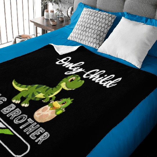 Big brother dinosaur Baby Blankets