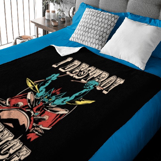 I Destroy Silence Drummer Band Music Beat Drum Baby Blankets