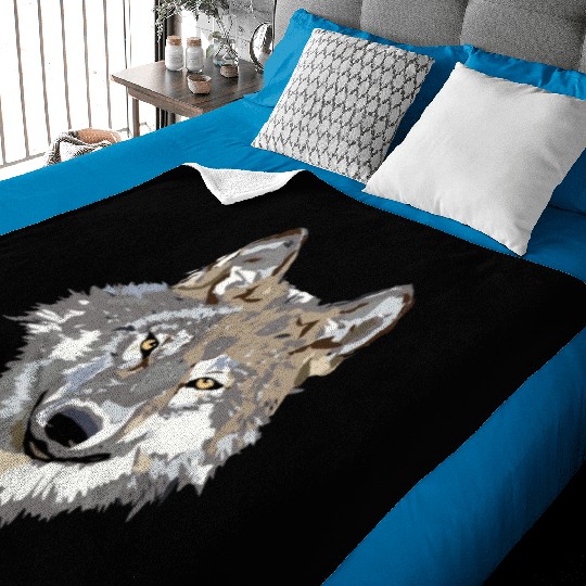 colored Fox Baby Blankets