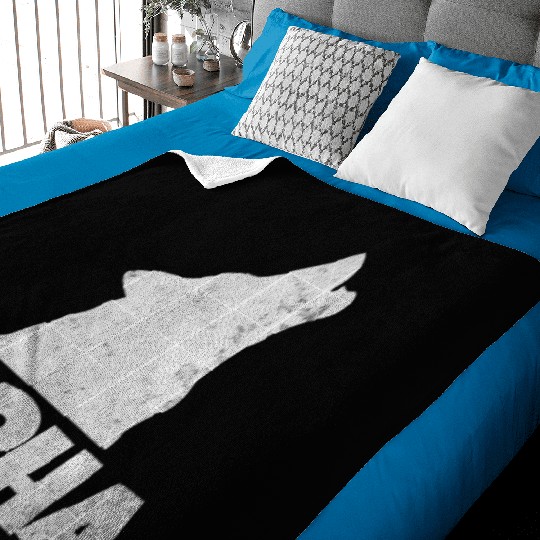 Alpha Wolf Pack Member Wildlife Baby Blankets