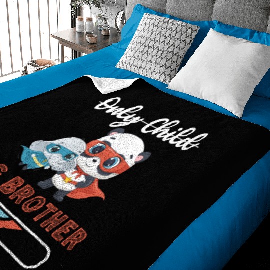 Big brother super hero panda elephant Baby Blankets