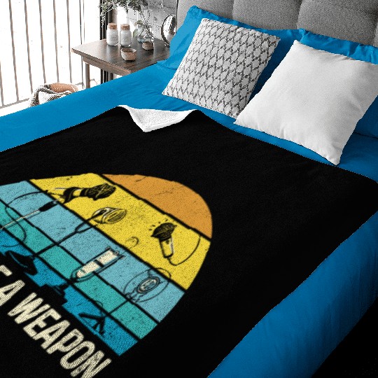 Karaoke Singer Microphone Vocalist Baby Blankets