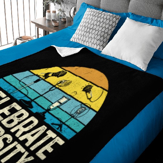 Karaoke Singer Microphone Vocalist Baby Blankets