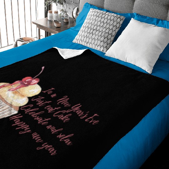 In new years eve just celebrate . Baby Blankets