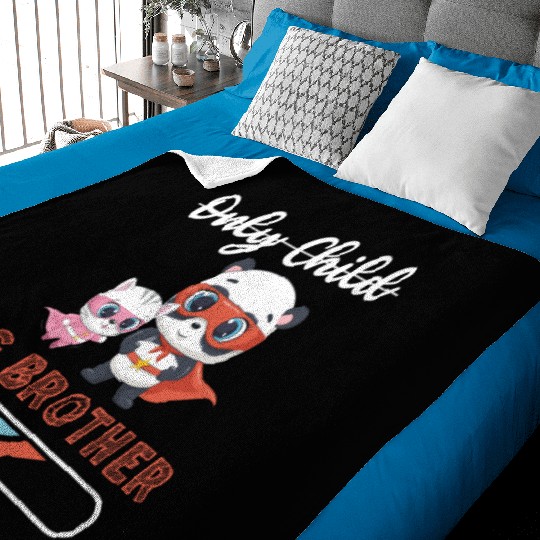 Big brother super hero panda cat 2023 Baby Blankets