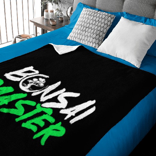 Bonsai Tree Owner Gift Bonsai Tree Gardening Baby Blankets