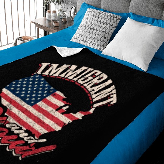US Immigrant Indigenous USA Immigrants america Baby Blankets