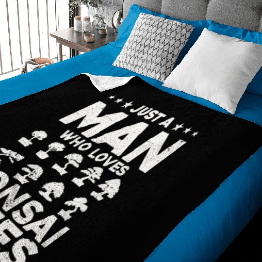 Bonsai Tree Owner Gift Bonsai Tree Gardening Baby Blankets