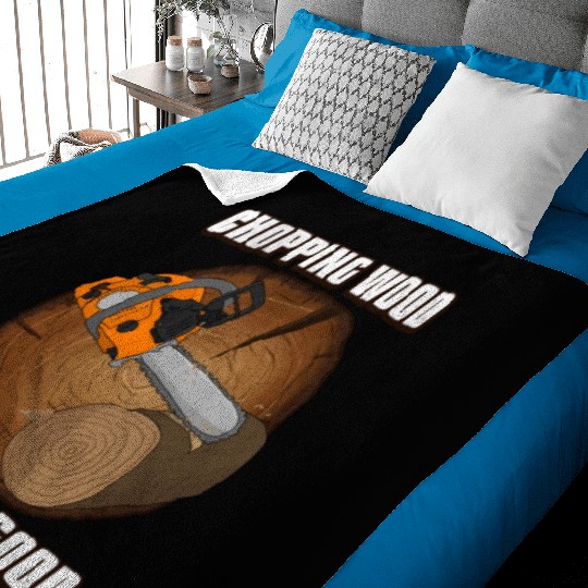 looking good Chainsaw Lumberjack Baby Blankets
